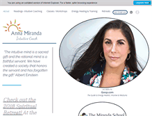 Tablet Screenshot of annamiranda.net